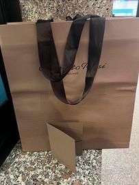 Busta carta shopping bag Gianvito Rossi+ cartoncin