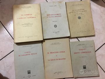 Vari libri diritto anni 50 - 60