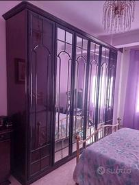 CAMERA DA LETTO IN PIUMA DI MOGANO "CORSINI" STILE