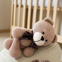 🧸 Orsetto amigurumi fatto a mano + scarpine coord