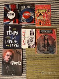 Lotto libri musicali  rock, pop, punk
