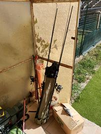 canne da pesca carpfishing 