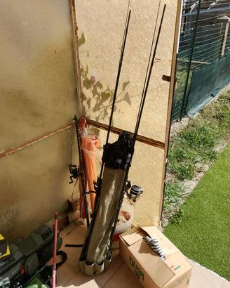 canne da pesca carpfishing 
