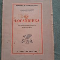 LA LOCANDIERA - Carlo Goldoni - Vallecchi Ed. 1949