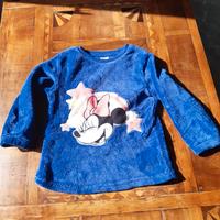 Maglia maniche lunghe pigiama bambina disney