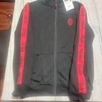 Felpa Homewear Ufficiale AC Milan + Sacca - Tg. L