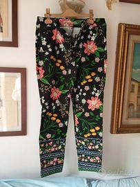 Pantaloni da donna OLD NAVY Black Floral - IT40