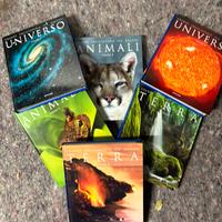 Libri enciclopedie su animai e su ambienti