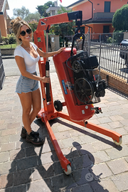 Gru idraulica a carrello pieghevole OMCN GP 10/S