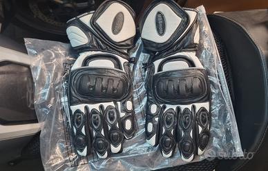 Guanti da moto sportivi in pelle