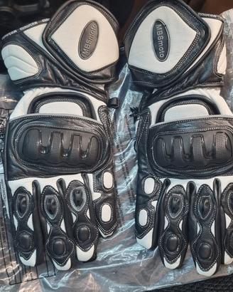 Guanti da moto sportivi in pelle
