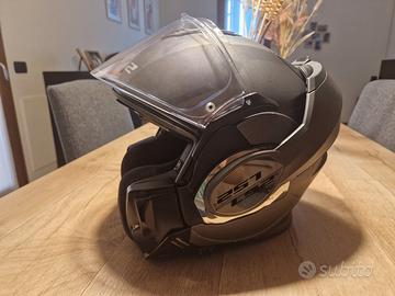 casco moto LS2 modulare taglia S