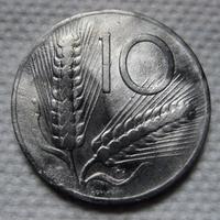 10 Lire spiga 1954