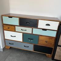 Cassettiera vintage in legno - perfetto stato