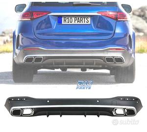 DIFUSORE MERCEDES GLE W167 20- + TERMINALI DI SCAR