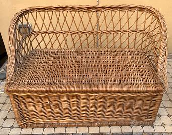 Cassapanca in vimini