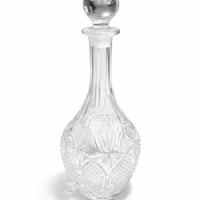 Bottiglia / Decanter in cristallo lavorato