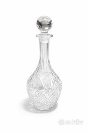 Bottiglia / Decanter in cristallo lavorato