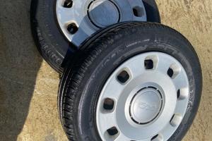 pneumatici per fiat 500 ruote gomme copri cerchio