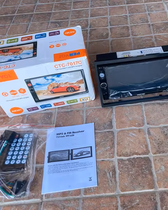 AUTORADIO 7 POLLICI UNIVERSALE 2 DIN BLUETOOTH CAR