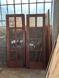 Porta interna doppia in Olmo