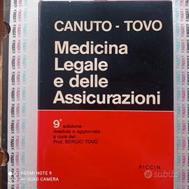 Canuto Tovo Medicina legale IX nona edizione 