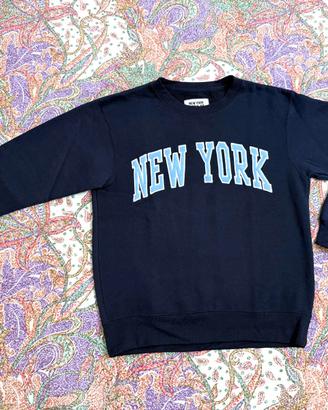 Felpa “New York Popular” Blu