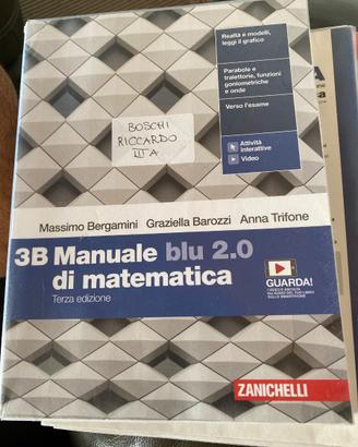 3B manuale Blu 2.0 di matematica