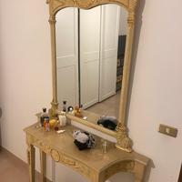 Consolle con specchiera stile veneziano