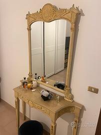 Consolle con specchiera stile veneziano