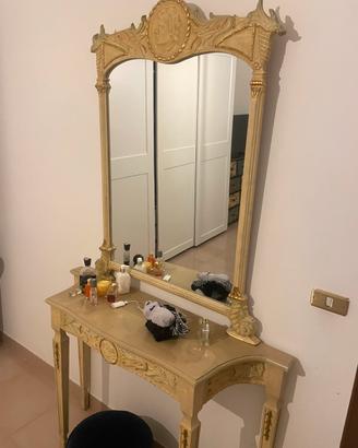 Consolle con specchiera stile veneziano