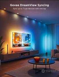 Govee floor lamp + led tv