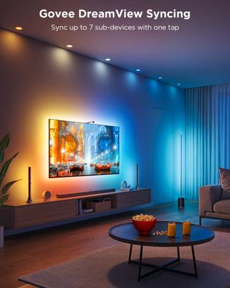 Govee floor lamp + led tv