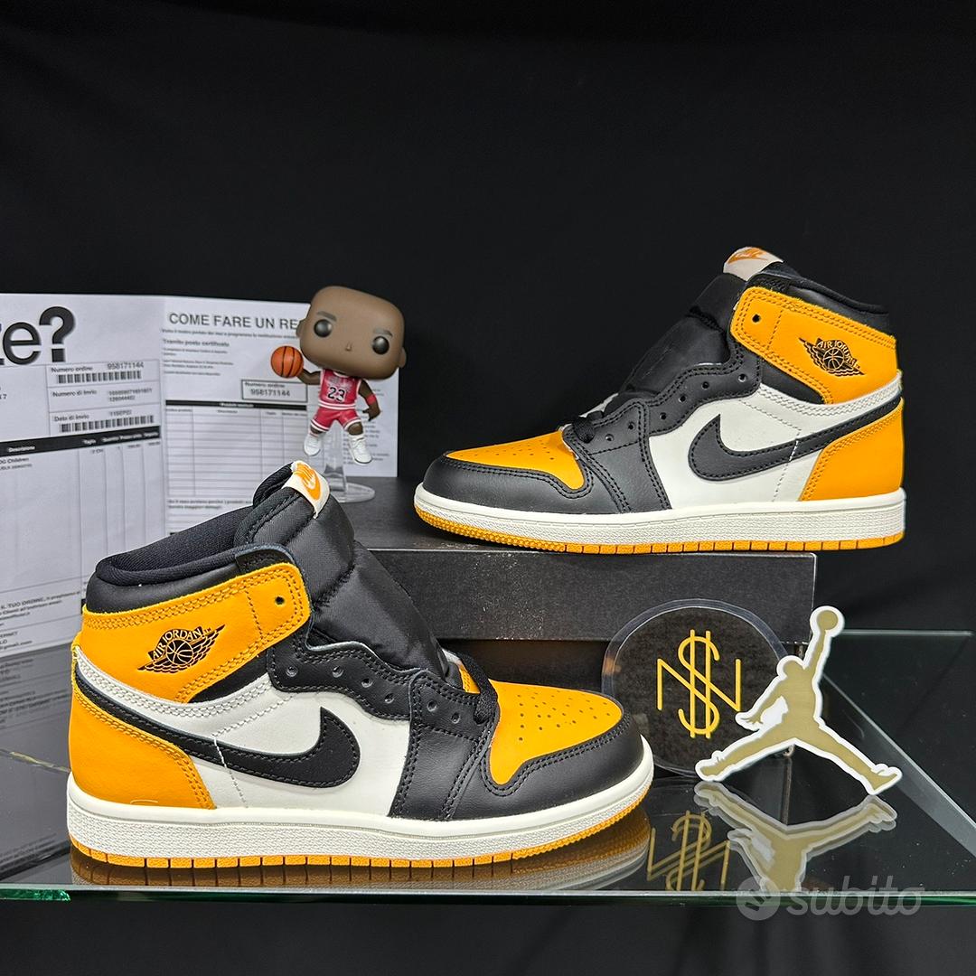 Jordan 1 mid gialle e nere best sale