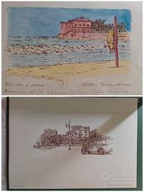 Litografie Pietro Sarandrea