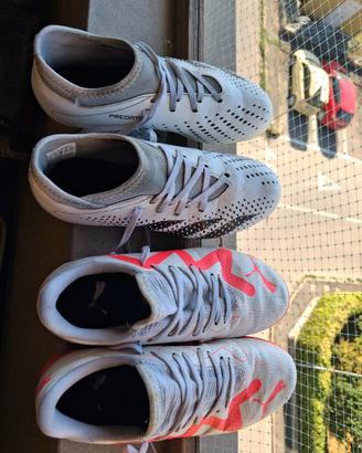 2 paia di scarpe calcio/calcetto