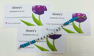 Bracciale fatto a mano perline argilla polimerica