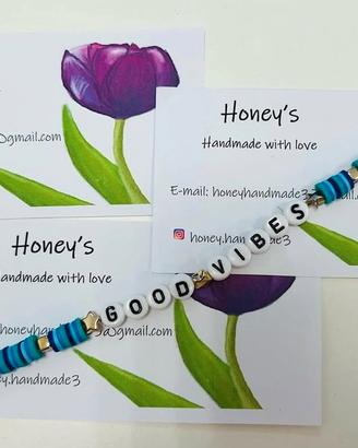 Bracciale fatto a mano perline argilla polimerica