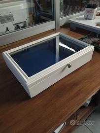 vetrinetta da appoggio teca bacheca 