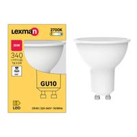 8 Lampadine LED GU10 LEXMAN – Luce Calda – Come Nu