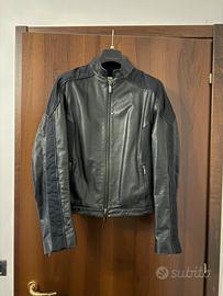 Giacca vera pelle Emporio Armani stile Biker