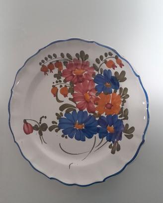 piatto vintage castelli abruzzo da appendere fiori