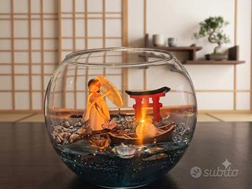 Titolo: 🌸 Diorama giapponese Sakura fatto a mano