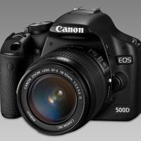 Canon eos 500d , reflex ,e obbiettivo 18 55