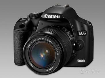 Canon eos 500d , reflex ,e obbiettivo 18 55