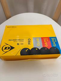 Dunlop Squash Balls Mixed Pack 12 Palline PRO