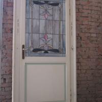 porta a vetri, vetrata tiffany, stile liberty