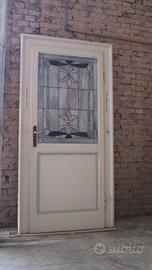 porta a vetri, vetrata tiffany, stile liberty