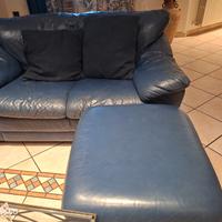 Divano tre posti + due posti + pouf