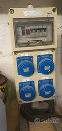 Set  prese multiple 220v con prolunga